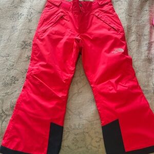 The North Face Kids Bright Red Snow Pants